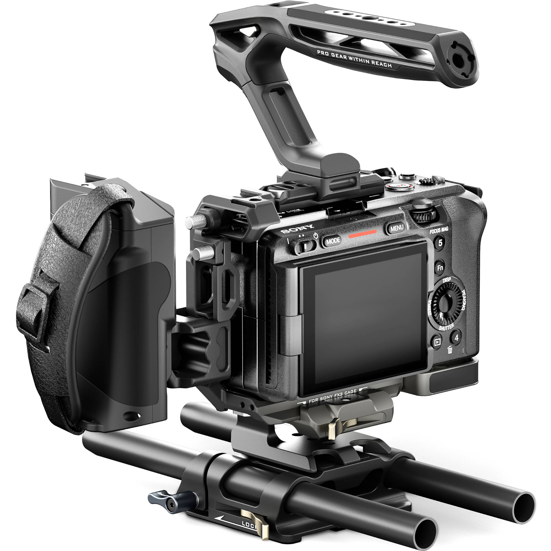 3d Printed Camera Cage Sony Video Camera FusionRig Cineback
