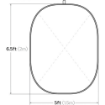 Godox 5 x 6' Collapsible Background Rusty Wallg india features reviews specs	