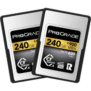 ProGrade Digital 240GB CFexpress 2.0 Type A Gold Memory Card (2-Pack) in india features reviews specs