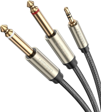 Ugreen AV126 3.5Mm Trs To Dual 6.35Mm Ts Audio Cable 2M india features reviews specs
