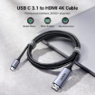 Ugreen MM142 Usb-C To Hdmi Male To Male Cable Aluminum Shell 1.5M india features reviews specs	