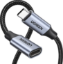 Ugreen US372 Usb-C Male To Usb-C Female Gen2 Alu Case Braided Extension Cable 1M india features reviews specs
