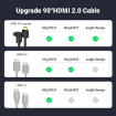 UGREEN HD103 HDMI Cable Right Angle 90 Degree 2m india features reviews specs	