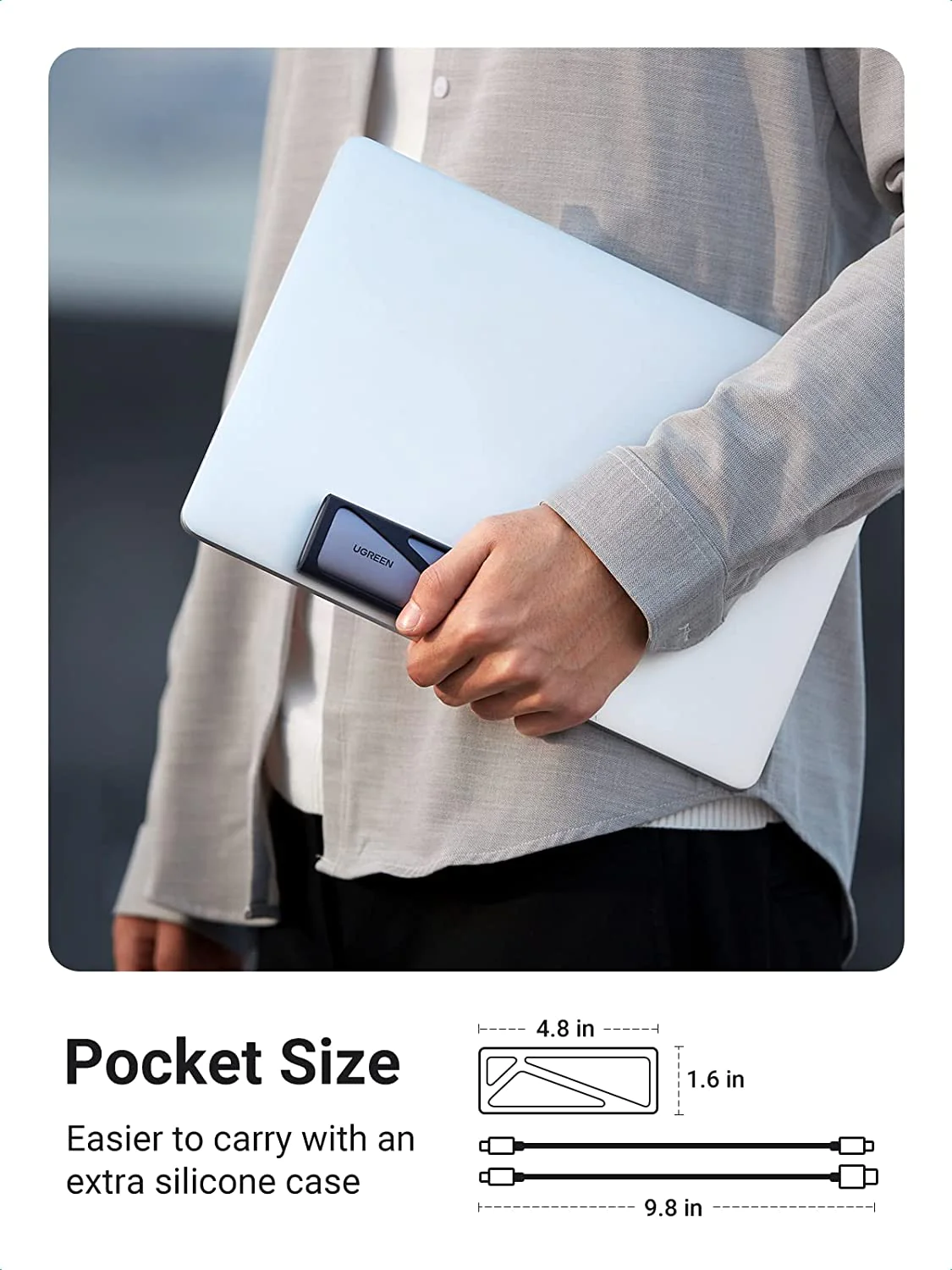 Ugreen CM400 M.2 Sata/Nvme Hard Drive Enclosure Lowest Price in India