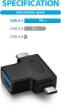 Ugreen 2 In 1 Adapter Micro Usb Male + Usb Type C Male To Usb 3.0 Female india features reviews specs	