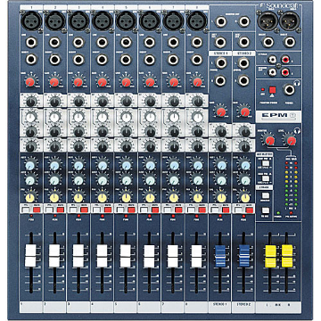 Soundcraft EPM8 Low Cost High Performance Mixers in india features reviews specs