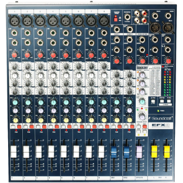 Soundcraft EFX8 12-Channel Mixer with Built-In Lexicon Effects in india features reviews specs