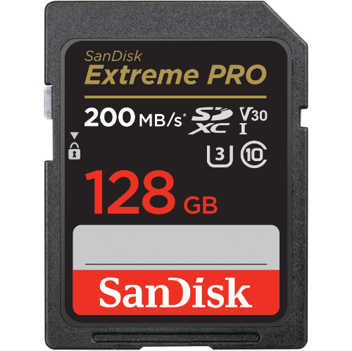 Buy SanDisk 128GB Extreme PRO UHS-I SDXC Memory Card (V30) in