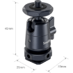 SmallRig 2948B Mini Ball-Head with Removable Cold Shoe(2-Pack) india features reviews specs	