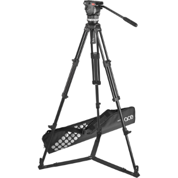 Sachtler Ace Fluid Head with 2-Stage Aluminum Tripod & On-Ground Spreader in india features reviews specs