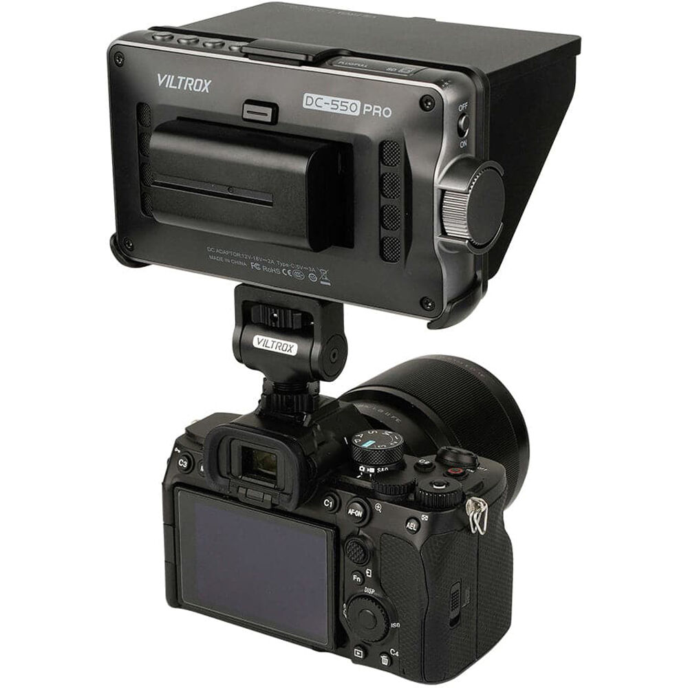 VILTROX DC-550Pro Monitor Fotocamera 5.5 Pollici - 1200nit Luminosità, 4K HDMI, Touch Screen - Foto 9