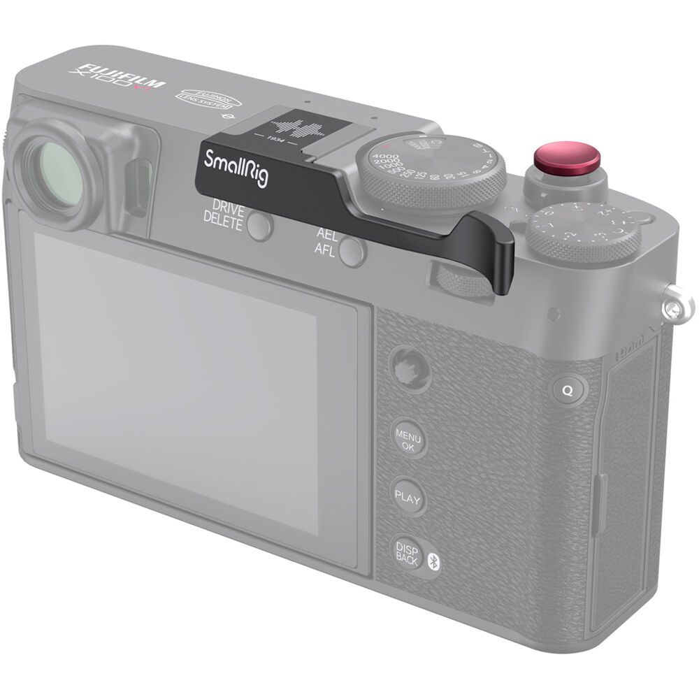 Poignée En L SmallRig Pour Fujifilm X Half – Ergonomique, Silicone, Avec Plateau Arca Intégré (Noir)
