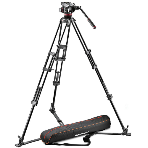 Manfrotto 502A Video Head and 546GB Tripod with Carry Bag Lowest
