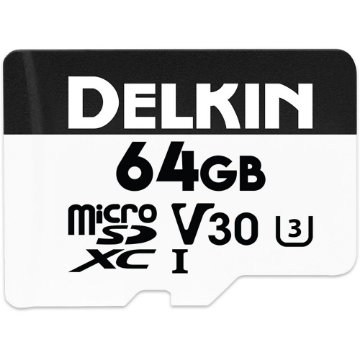 Delkin Devices 64GB Advantage UHS-I microSDXC Memory Card with SD Adapter india features reviews specs