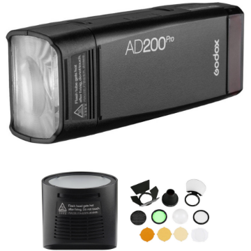 Godox AD200Pro TTL Pocket Flash Kit with Round Head and Modifiers in India imastudent.com