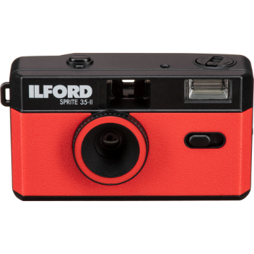Ilford Sprite 35-II Film Camera Black & Red india features reviews specs