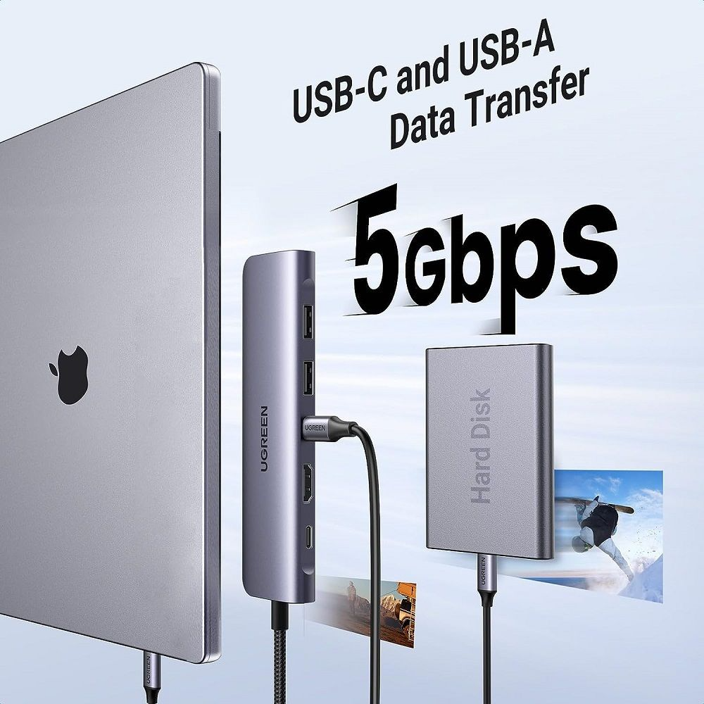 UGREEN CM195 USB-C Multifunction Adapter Lowest Price in India ...