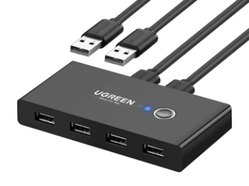 UGREEN US216 2 In 4 Out USB 2.0 Sharing Switch Box india features reviews specs