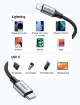 Ugreen US304 Usb-C To Lightning M/M Cable Aluminum Shell Braided 2M india features reviews specs	