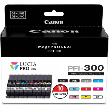 Canon PFI-300 Ten Color Ink Pack india features reviews specs