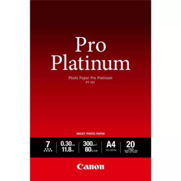 Canon PT-101 Pro Platinum Photo Paper A4 (20 Sheets) india features reviews specs