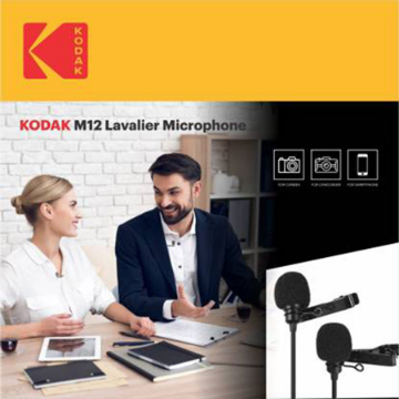Kodak M12 2.5mm Dual Lavalier Microphone india features reviews specs	
