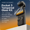 Telesin 2-Pack Tempered Glass Set for DJI Osmo Pocket 3 india features reviews specs	