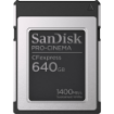 SanDisk 640GB PRO-CINEMA CFexpress Type B Memory Card india features reviews specs