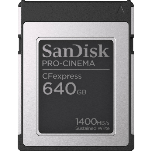 SanDisk 640GB PRO-CINEMA CFexpress Type B Memory Card Lowest Price - Technical View