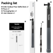 TELESIN 9.8' Carbon Fiber Selfie Stick in india features reviews specs	