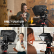 Neewer Basics X12B Aluminum Alloy Liftable Teleprompter india features reviews specs	