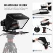 Neewer Basics X12B Aluminum Alloy Liftable Teleprompter india features reviews specs	