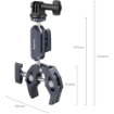SmallRig 3757B Crab-Shaped Clamp with Ball Head Magic Arm india features reviews specs	