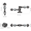 SmallRig 4490 HawkLock H21 Quick Release Rosette Magic Arm (7") in India imastudent.com	