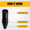 Hawk SXFG-033 Gold Series XLR Male to XLR Female Cable 10 Meter india features reviews specs	