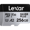 Lexar 256GB Professional SILVER PLUS UHS-I microSDXC Memory Card with SD Adapter india features reviews specs	