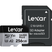 Lexar 256GB Professional SILVER PLUS UHS-I microSDXC Memory Card with SD Adapter india features reviews specs