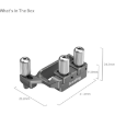 SmallRig 4829 USB Type-C & MULTI Cable Clamp for Sony FX3 / FX30 HawkLock Cages india features reviews specs	