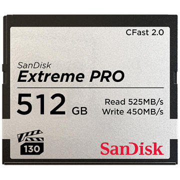 SanDisk 512GB Extreme PRO CFast 2.0 Memory Card in india features reviews specs