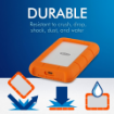 LaCie Rugged USB-C 4TB Portable External Hard Drive india features reviews specs	