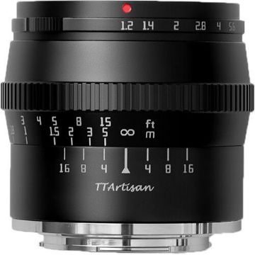 TTArtisan 50mm f/1.2 Lens for Canon EF-M (Open Box) india features reviews specs