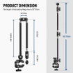 NEEWER UA056 30" Articulating Magic Arm with Super Clamp & Phone Holder in india features reviews specs	
