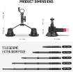 NEEWER CA065 Triple Suction Cup Car Mount in india features reviews specs	