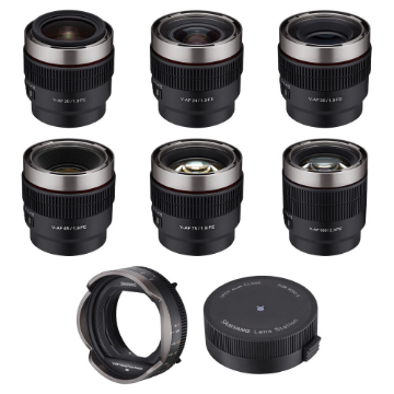 Samyang Cine V-AF T1.9/T2.3 FE 6-Lens Kit with Focus Adapter & Lens Station For Sony E India features reviews specs