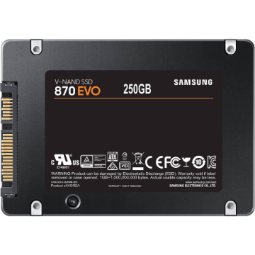 Samsung 250GB 870 EVO SATA III 2.5" Internal SSD in india features reviews specs	