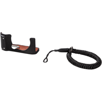 SmallRig 4879 Leather Half Case Kit for Fujifilm X-M5 (Black) India features reviews specs	