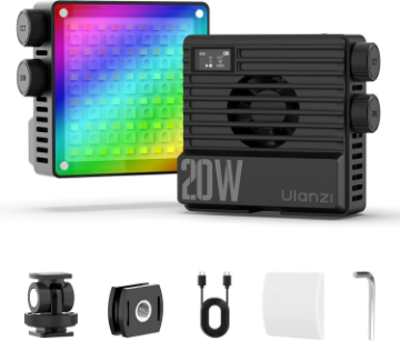 ULANZI LE20 RGB Video Light india features reviews specs	