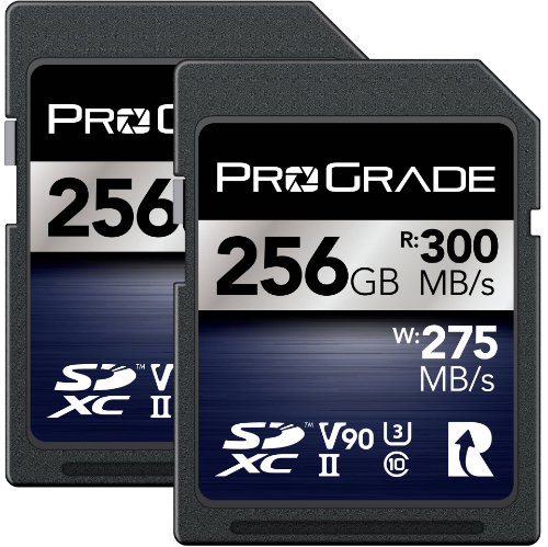 ProGrade Digital 256GB UHS-II SDXC Iridium Memory Card (2-Pack) at