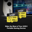 Lexar 128GB Professional GOLD UHS-II microSDXC Memory Card in india features reviews specs	