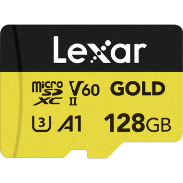 Lexar 128GB Professional GOLD UHS-II microSDXC Memory Card in india features reviews specs